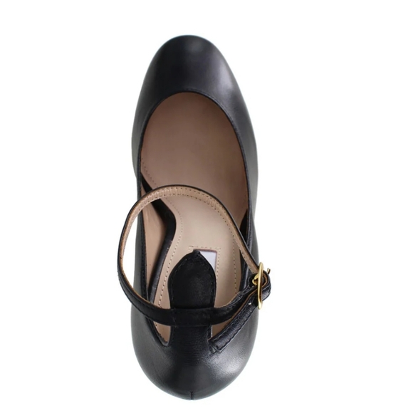 Zigi Black leather New Nikole Platform Designer Maryjane Heels Nordstrom luxury - Picture 5 of 6